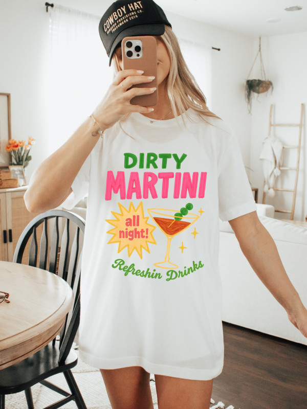 Dámske biele tričko DIRTY MARTINI