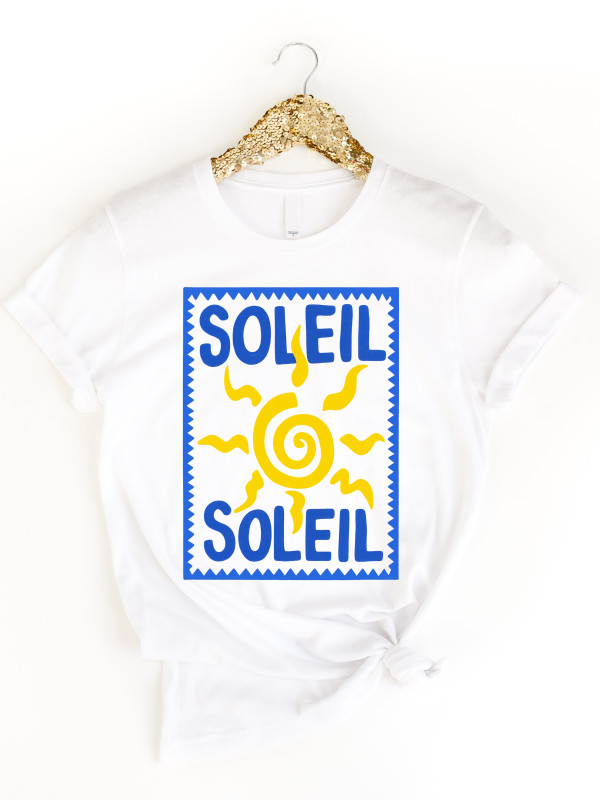 Dámske biele tričko SOLEIL